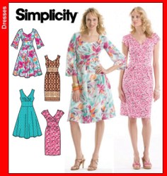 3774 MIDRIFF FLARE-STRT DRESS SLVS OR NOT PATTERN 6-14